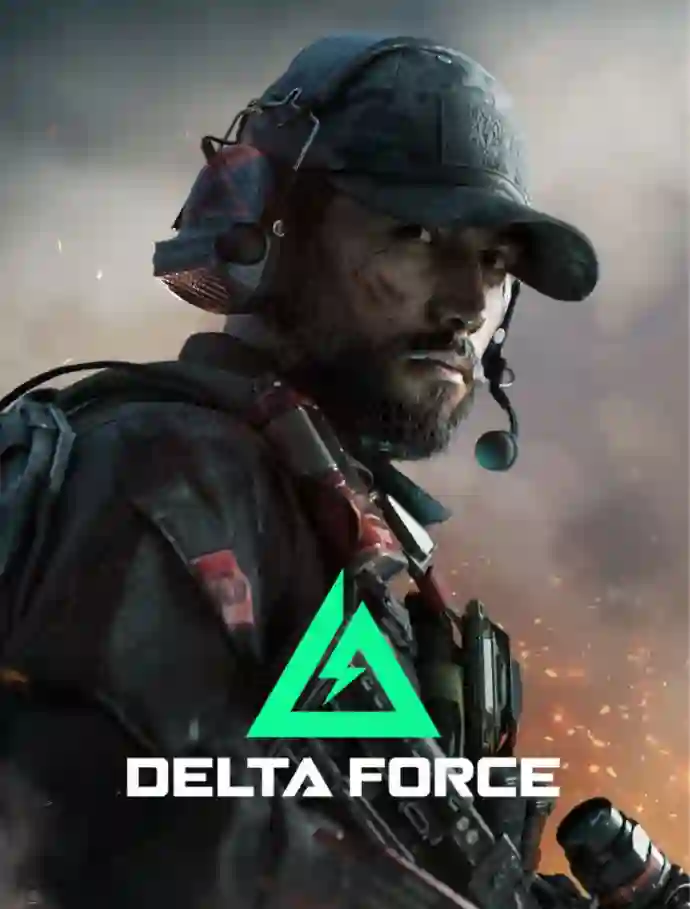 Delta Force gameplay showing tactical military combat in an open battlefield.  Elite Delta Force commando aiming with a sniper rifle in a realistic warzone.  Multiplayer battle in Delta Force with soldiers engaging in strategic warfare.  Delta Force: Hawk Ops promotional image featuring modern military action.  Classic Delta Force game mission with special forces in a desert combat zone.